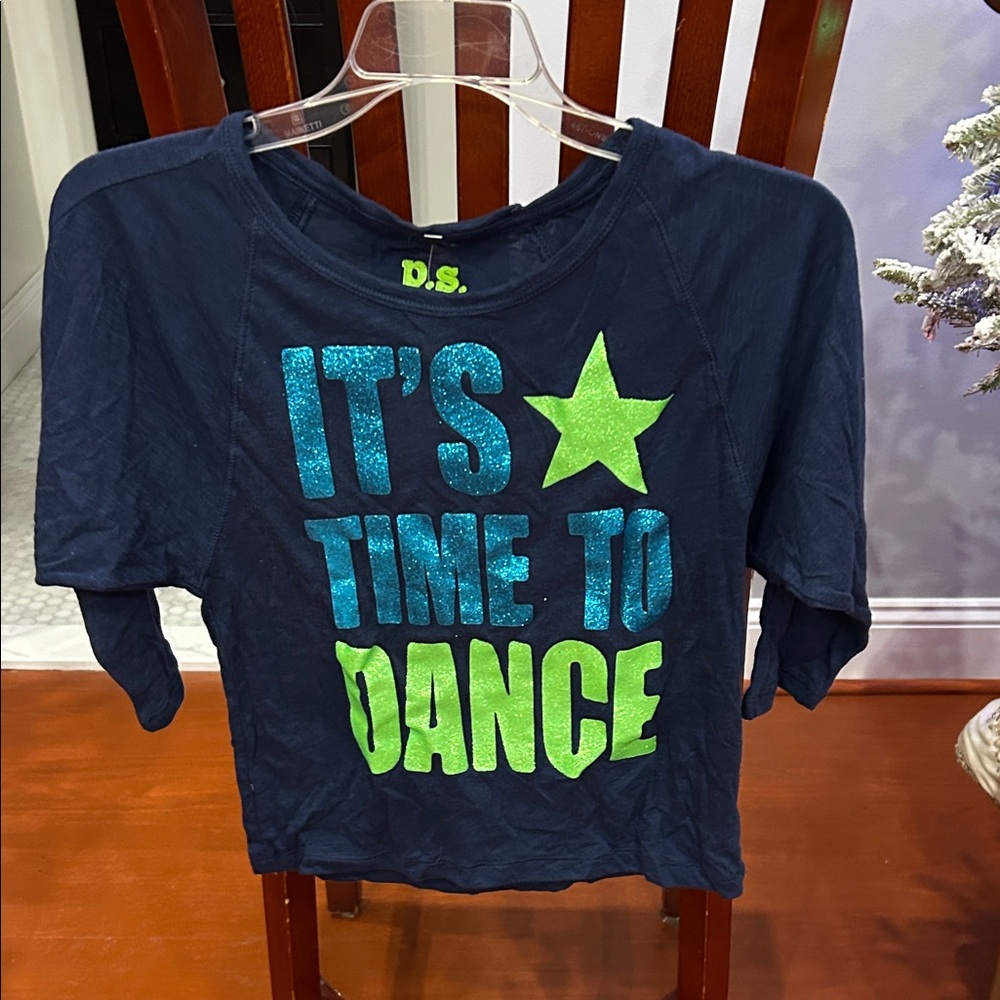 D.S. Kids Dance Costume - Navy and Green